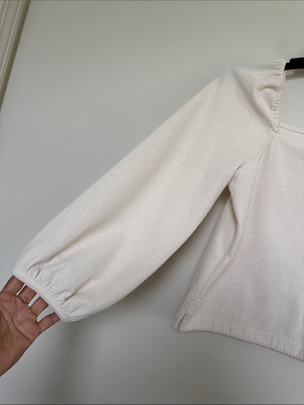 Madewell Cream Ribbed Knit Top - Picture 5 of 9